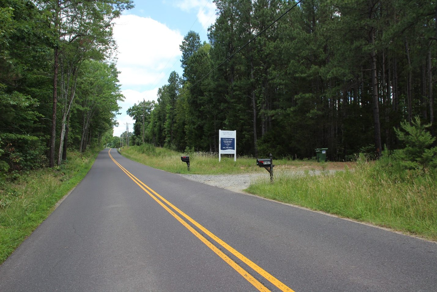 Wooded estate setting